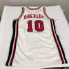 1992 Clyde Drexler Signed Game Used Team USA Olympics Jersey MEARS & JSA COA