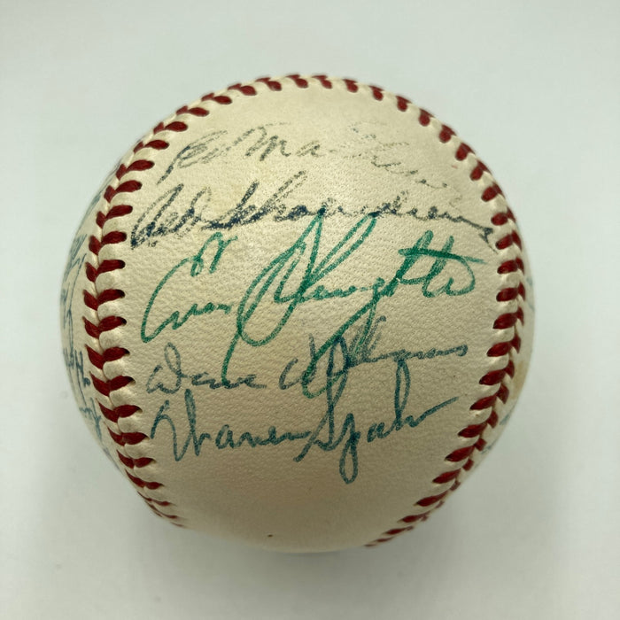 1952 All Star Game Team Signed Baseball Jackie Robinson JSA COA
