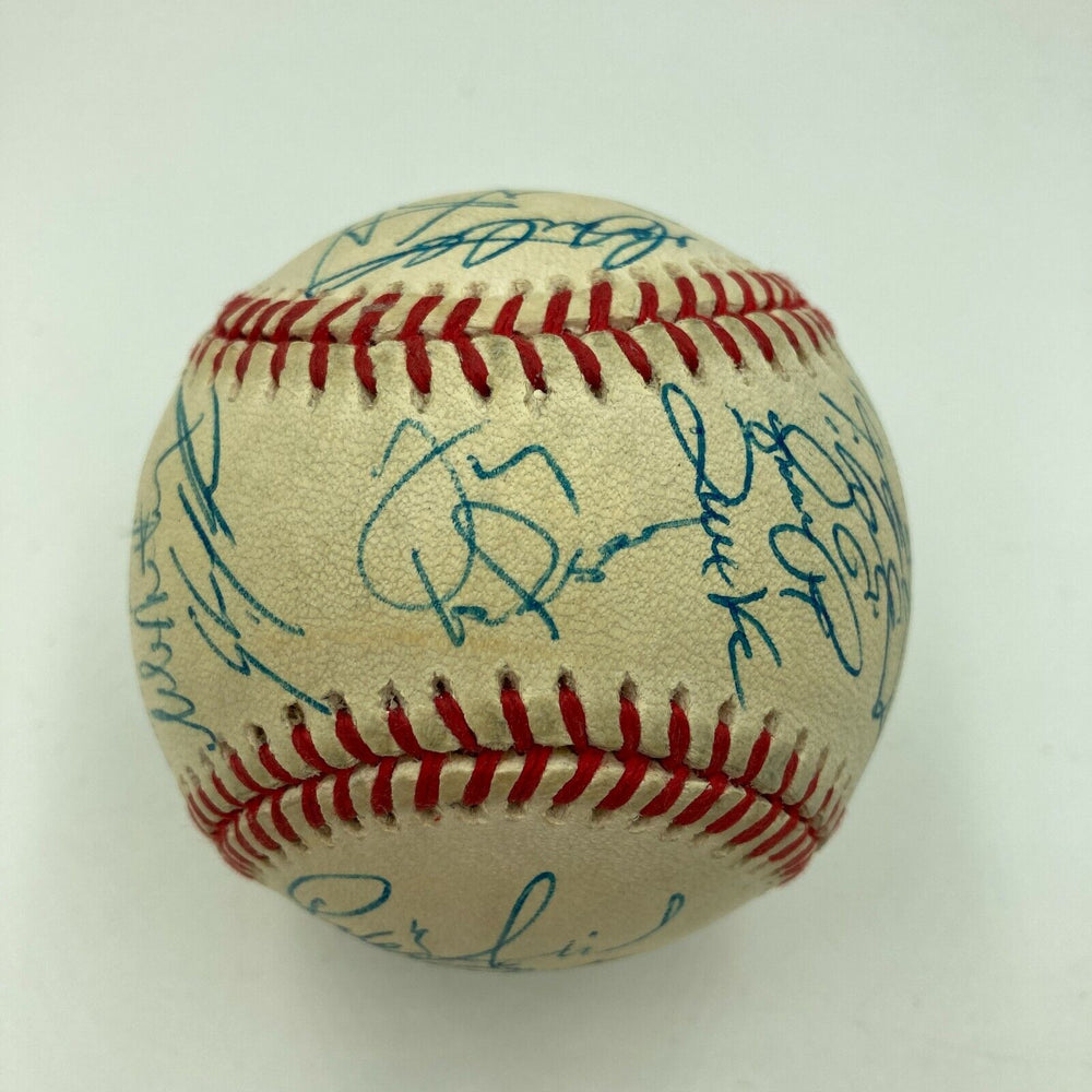 2000 St. Louis Cardinals Team Signed Baseball 22 Sigs Mark McGwire PSA DNA COA
