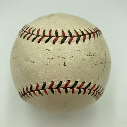 Harold Pie Traynor Full Name Single Signed 1925 National League Baseball PSA DNA