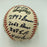 The Finest Willie Mays Signed Heavily Inscribed Career STAT Baseball Beckett COA