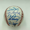 Hall Of Fame Multi Signed Cracker Jack Old Timers Game Baseball Beckett COA