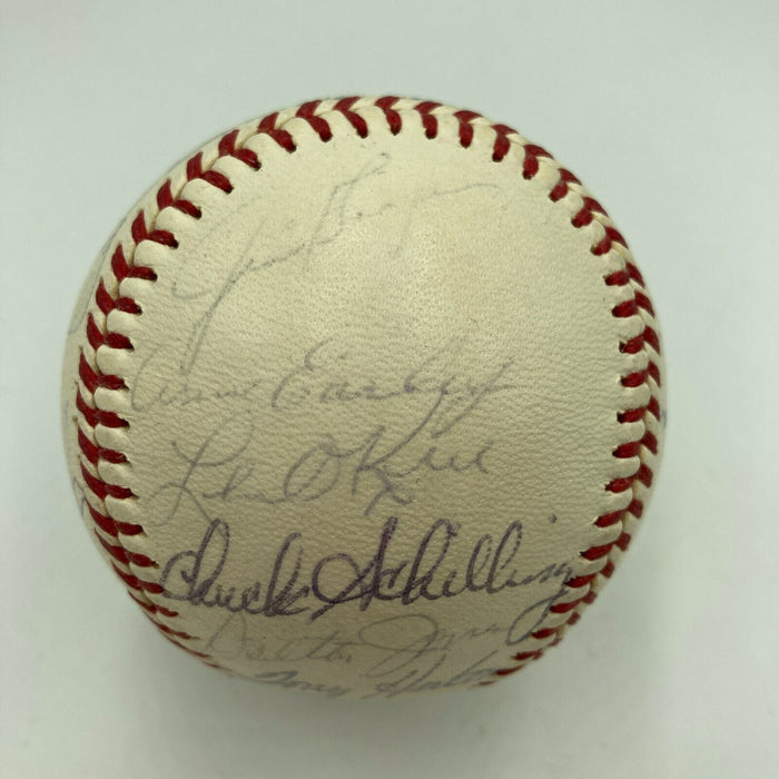 1965 Boston Red Sox Team Signed American League Baseball Beckett COA