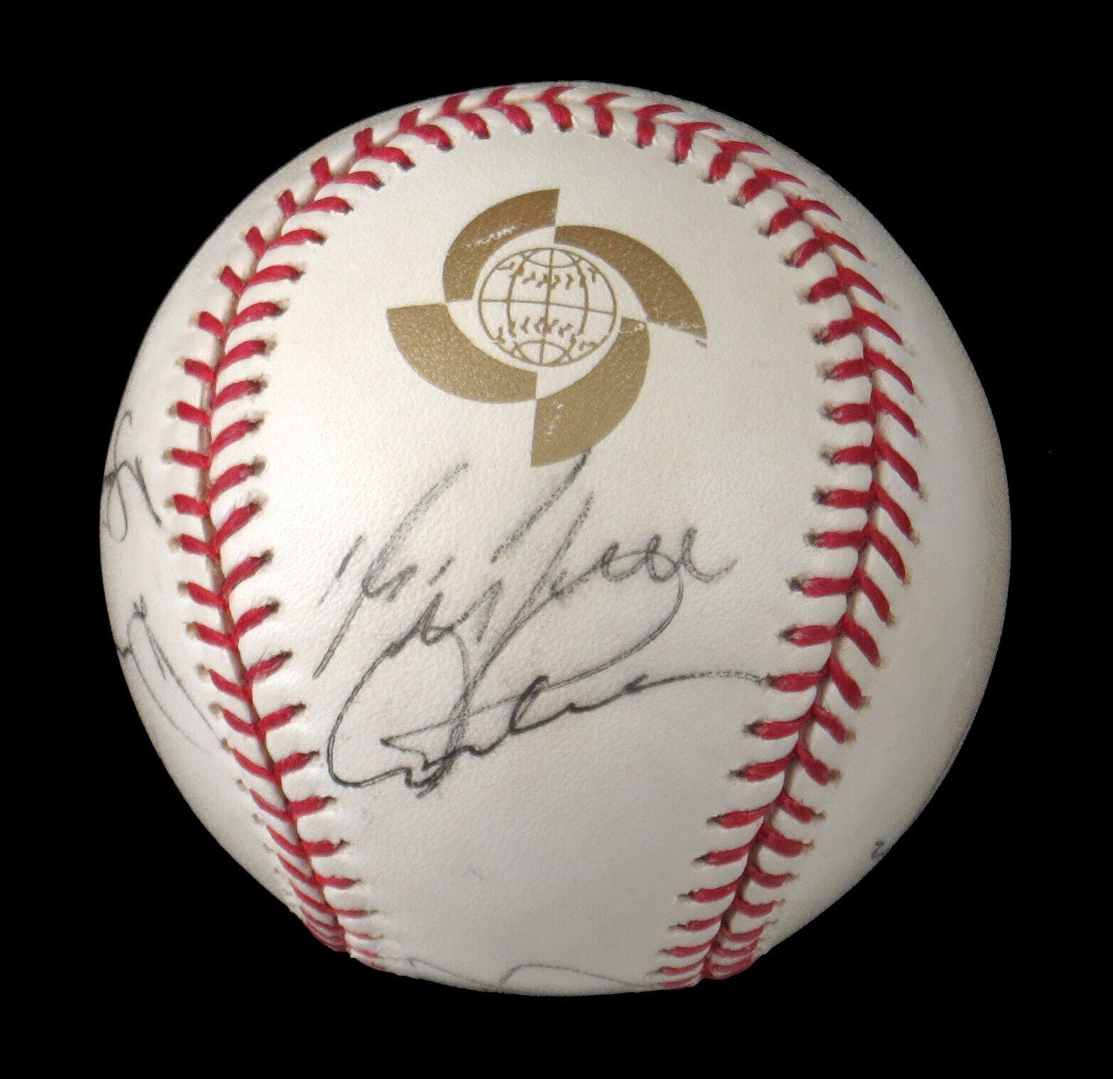 Mariano Rivera Alex Rodriguez Joe Carter Walkoff HR Signed 2009 WBC Baseball JSA