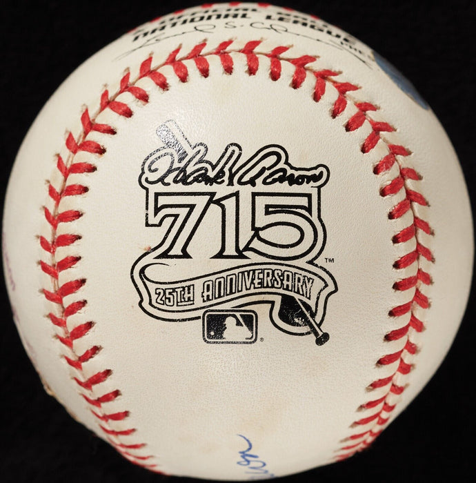 Hank Aaron 715th Home Run 25th Anniversary Signed Baseball Beckett COA