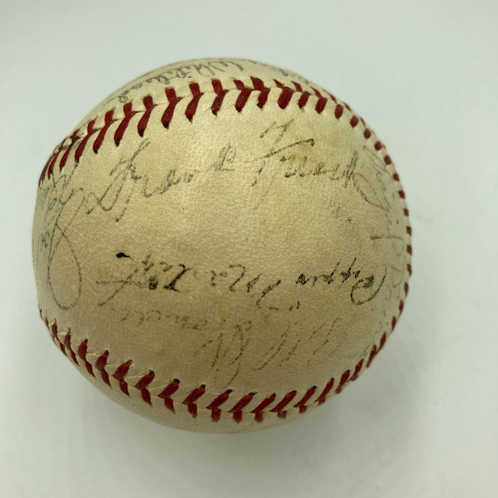 1934 St. Louis Cardinals World Series Champs Team Signed Baseball With JSA COA