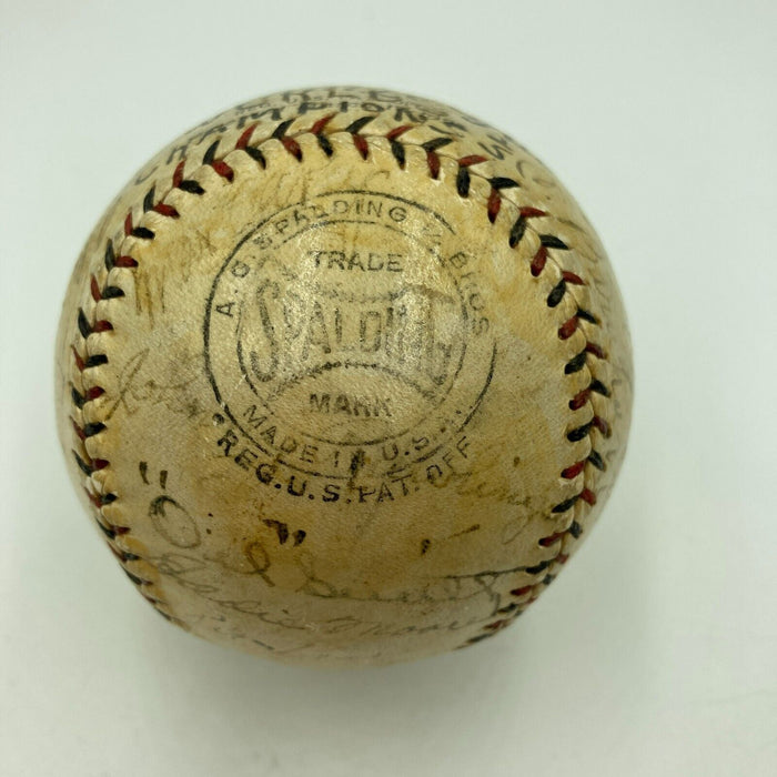 Historic 1925 Pittsburgh Pirates World Series Champs Team Signed Baseball JSA