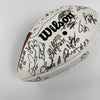 1997 Kansas City Chiefs Team Signed Football Marcus Allen & Tony Gonzalez JSA