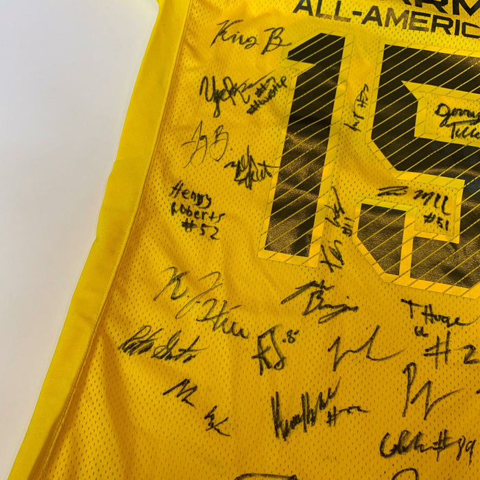 2015 U.S. Army All-American Bowl Team-Signed Jersey 45 Sigs Drew Lock JSA COA