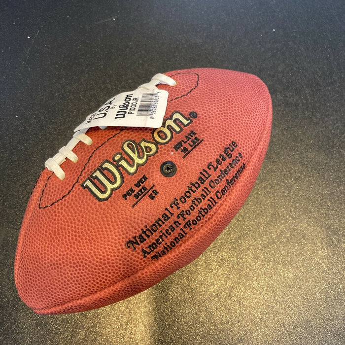 Troy Aikman Signed Wilson NFL Mini Football UDA Upper Deck Authenticated