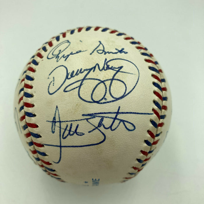 1995 All Star Game Team Signed Baseball Sammy Sosa Ozzie Smith Beckett COA