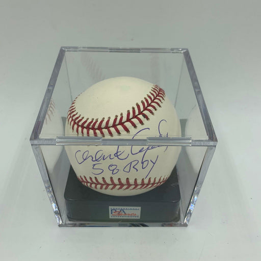 Orlando Cepeda 1958 Rookie Of The Year Signed MLB Baseball PSA DNA Graded MINT 9