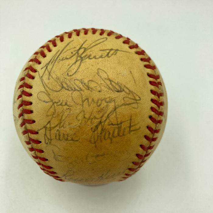 1986 Boston Red Sox AL Champs Team Signed 1986 World Series Game Baseball
