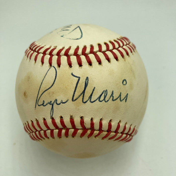 Mickey Mantle & Roger Maris Signed Autographed Baseball With JSA COA