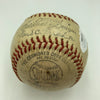Charlie Grimm Single Signed 1940's Official National League Baseball JSA COA