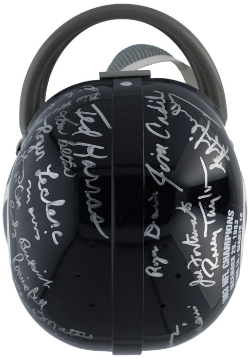 1963 Chicago Bears Super Bowl Champs Team Signed Full Size Helmet With JSA COA