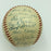 Beautiful 1956 Cleveland Indians Team Signed American League Baseball JSA COA