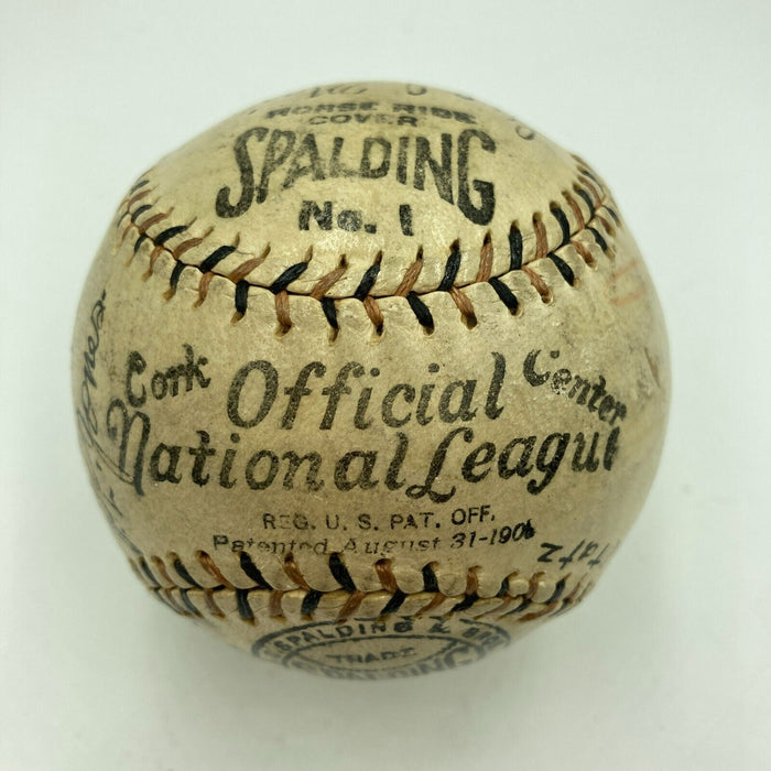 Stunning 1922 Chicago Cubs Team Signed Baseball Grover Cleveland Alexander JSA