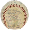 1954 Giants World Series Champs Team Signed Baseball Willie Mays Beckett COA