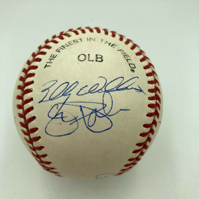 Pee Wee Reese Billy Williams Brooks Robinson Kiner Signed Baseball JSA COA