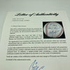 Willie Mays Hank Aaron Stan Musial 3,000 Hit Club Signed Baseball PSA DNA