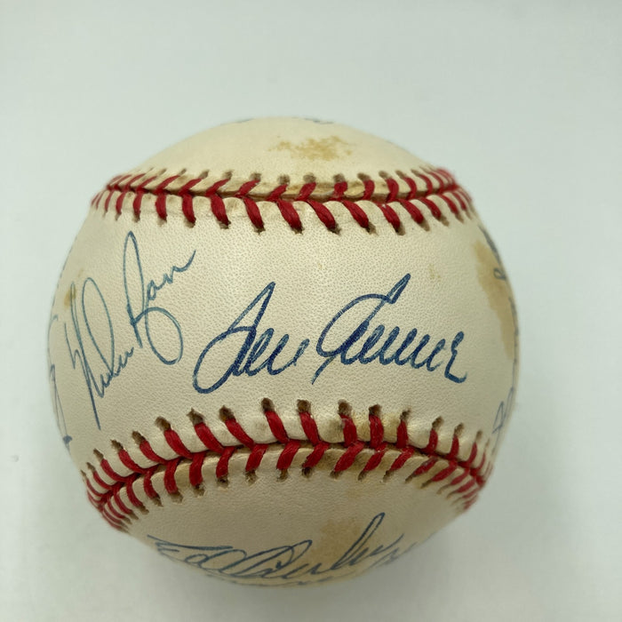 1969 New York Mets WS Champs Team Signed Baseball Tom Seaver Nolan Ryan JSA COA