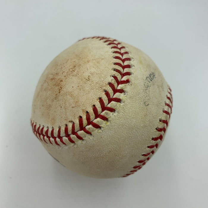 Mark Mcgwire & Hideo Nomo Signed Game Used Major League Baseball PSA DNA COA