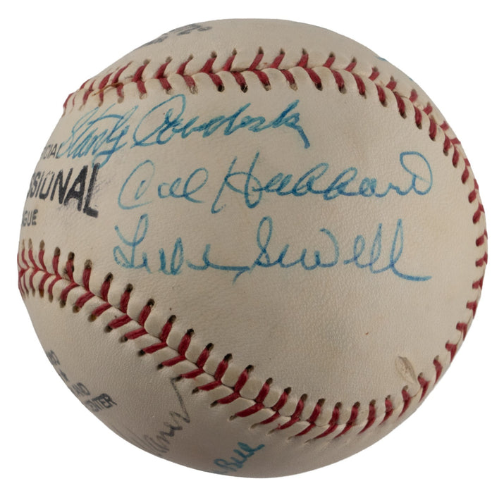1970's HOF Signed Baseball Red Ruffing Stan Coveleski Joe Cronin Cal Hubbard JSA