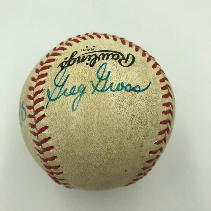 1982 Mike Schmidt Signed Game Used Actual Hit Baseball With SGC Sticker