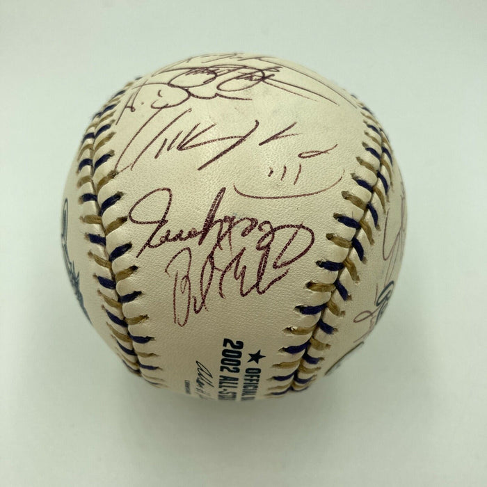 2002 All Star Game Team Signed Baseball With MLB Authentic Hologram