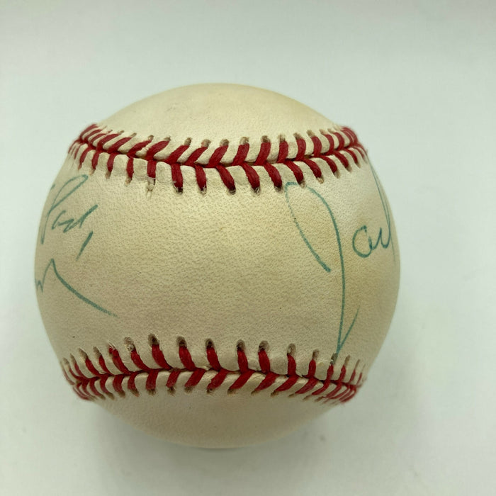 Tony Randall & Jack Klugman The Odd Couple Signed Major League Baseball PSA DNA