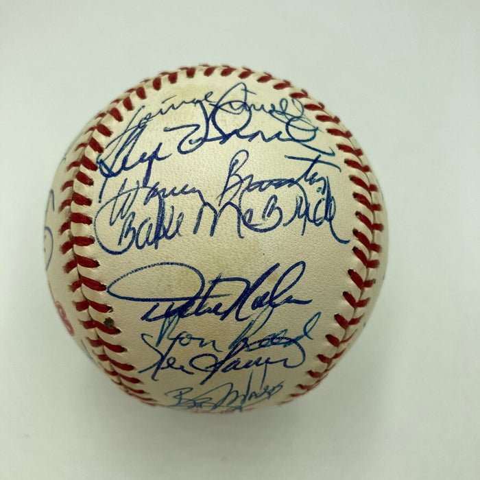 1980 Philadelphia Phillies World Series Champs Team Signed W.S. Baseball JSA COA