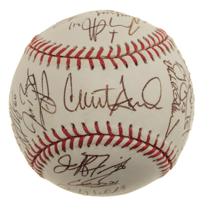 2007 Colorado Rockies NL Champs Team Signed World Series Baseball JSA COA