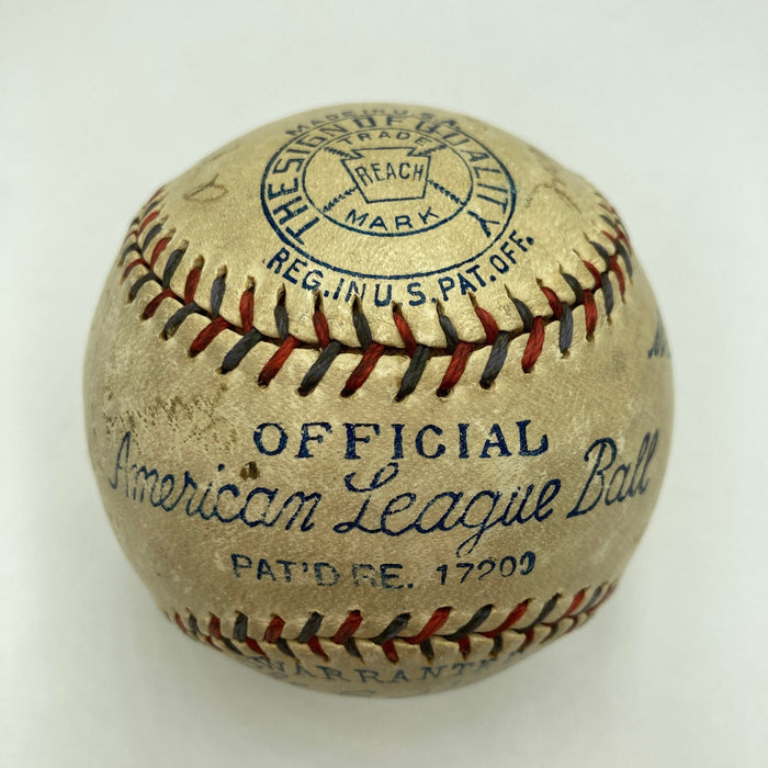 Babe Ruth & Chicago Cubs 1932 World Series Called Shot Signed Baseball PSA DNA