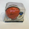 Jim Brown Signed Authentic Riddell Cleveland Browns Mini Helmet JSA COA