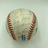 1996 New York Yankees World Series Champs Team Signed Baseball Derek Jeter JSA