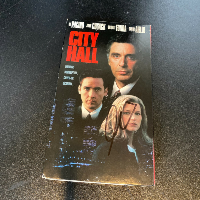 Al Pacino Signed Autographed City Hall VHS Movie With JSA COA