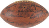 Quarterback HOF Legends Multi Signed Football 23 Sigs Bart Starr Joe Namath PSA