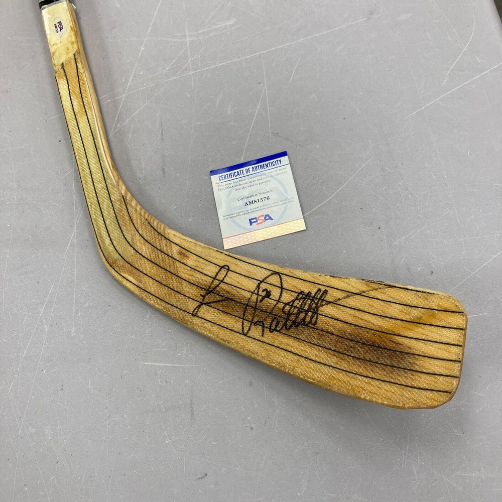 Luc Robitaille Game Used & Autographed Hockey Stick PSA/DNA COA