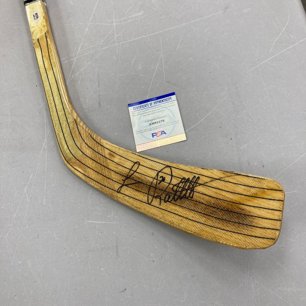 Luc Robitaille Game Used & Autographed Hockey Stick PSA/DNA COA