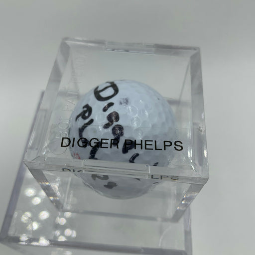 Digger Phelps Notre Dame Irish Signed Autographed Golf Ball PGA With JSA COA