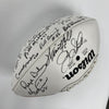 1968 New York Jets Super Bowl Champs Team Signed Wilson Football