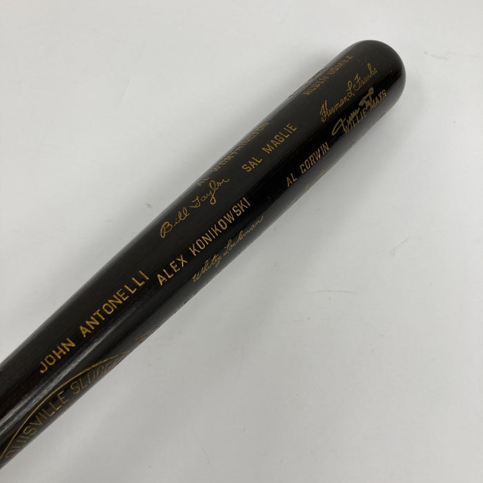 Willie Mays Signed 1954 World Series Presentation Baseball Bat JSA COA RARE