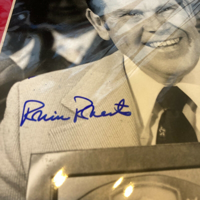 Robin Roberts Signed Autographed Matted Hall Of Fame Induction Photo