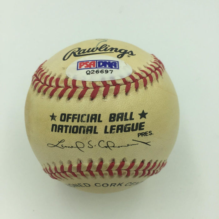 Eddie Arcaro Signed National League Baseball Triple Crown Kentucky Derby PSA DNA