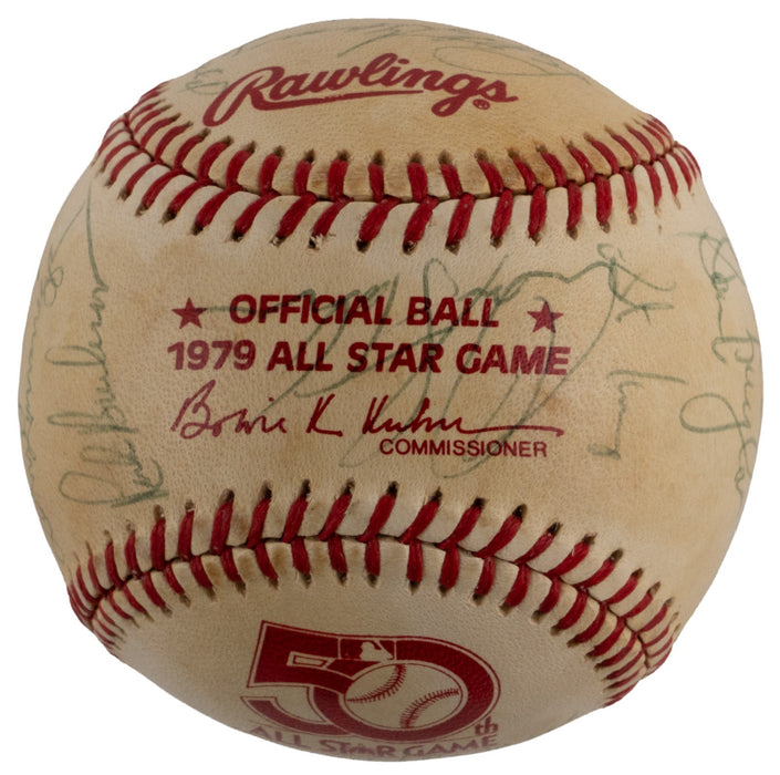 1979 All Star Game Team Signed Baseball Nolan Ryan PSA DNA COA