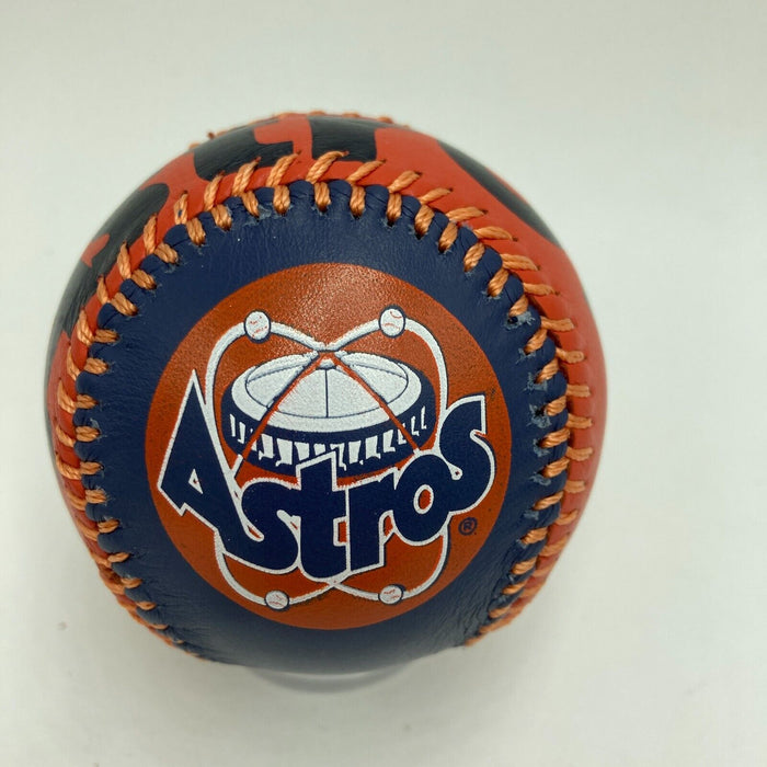 Nolan Ryan "324 Wins" Signed Houston Astros Spinneybeck Baseball JSA COA