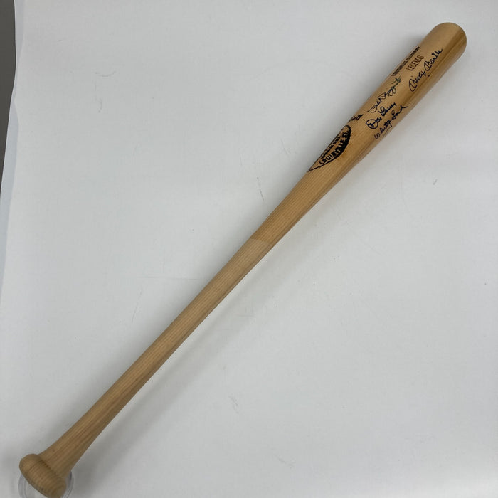 Mickey Mantle New York Yankees HOF Legends Multi Signed Baseball Bat PSA DNA COA