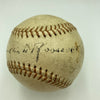 President Franklin D. Roosevelt Single Signed 1935 American League Baseball JSA