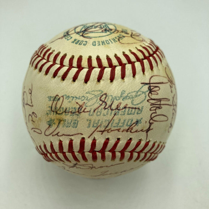 1972 Oakland A's Athletics World Series Champs Team Signed Baseball JSA COA